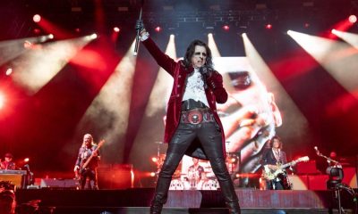 Hollywood Vampires Alice Cooper shops before Scarborough gig