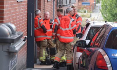 Residents evacuated from town centre building as fire services attend