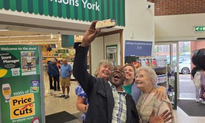 Ainsley Harriott visited Morrisons Foss Islands Retail Park
