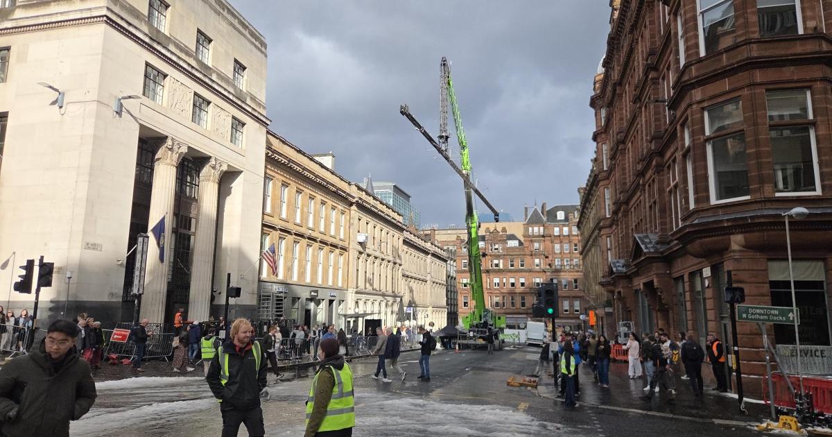 Glasgow transformed into Gotham City for filming of The Batman sequel