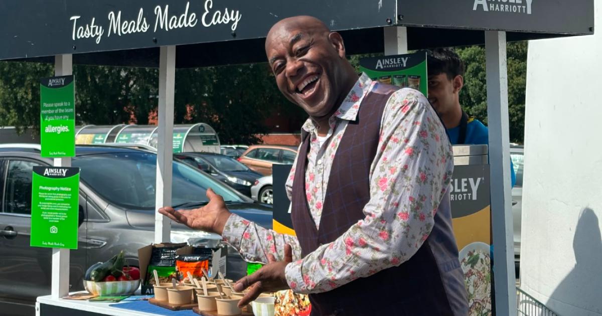 Why Ainsley Harriott was at two Morrisons in Lancashire on Friday