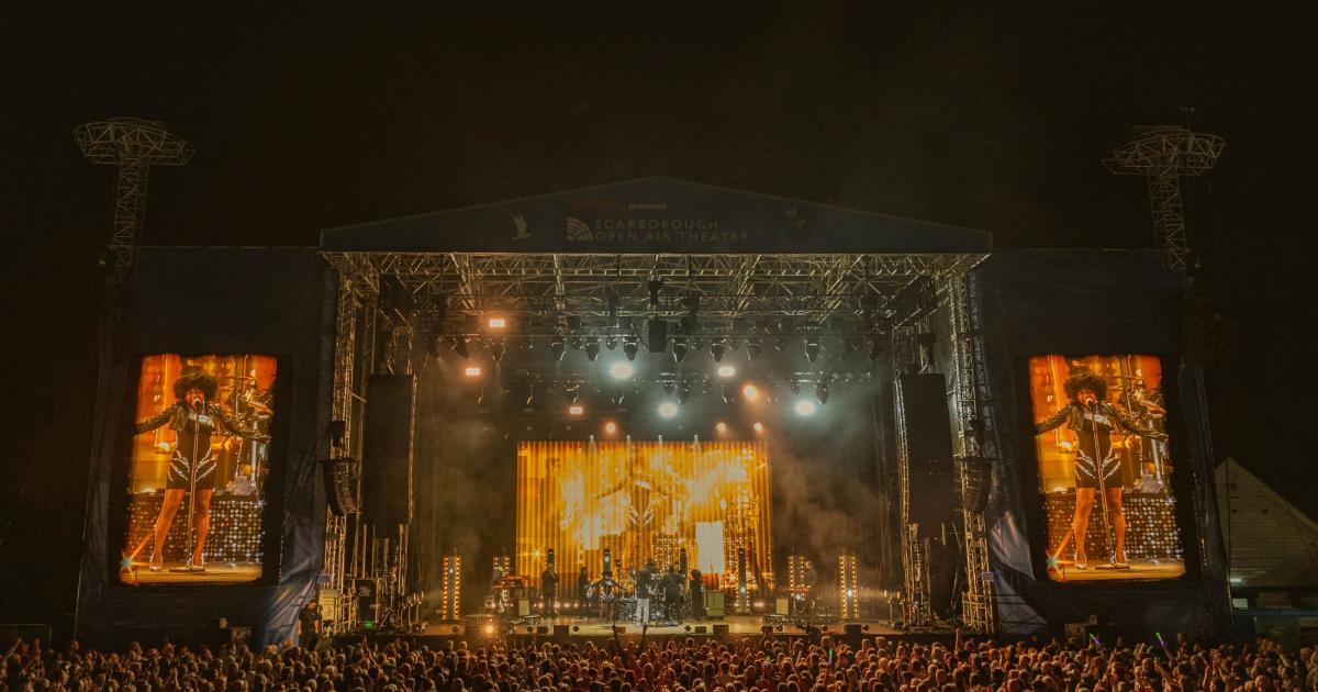 Nile Rodgers & Chic perform at Scarborough Open Air Theatre