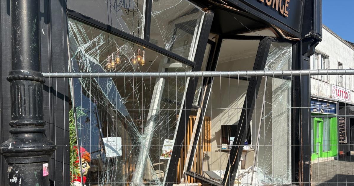 Pictures show aftermath of crash at The Brow Lounge in Bishop Auckland