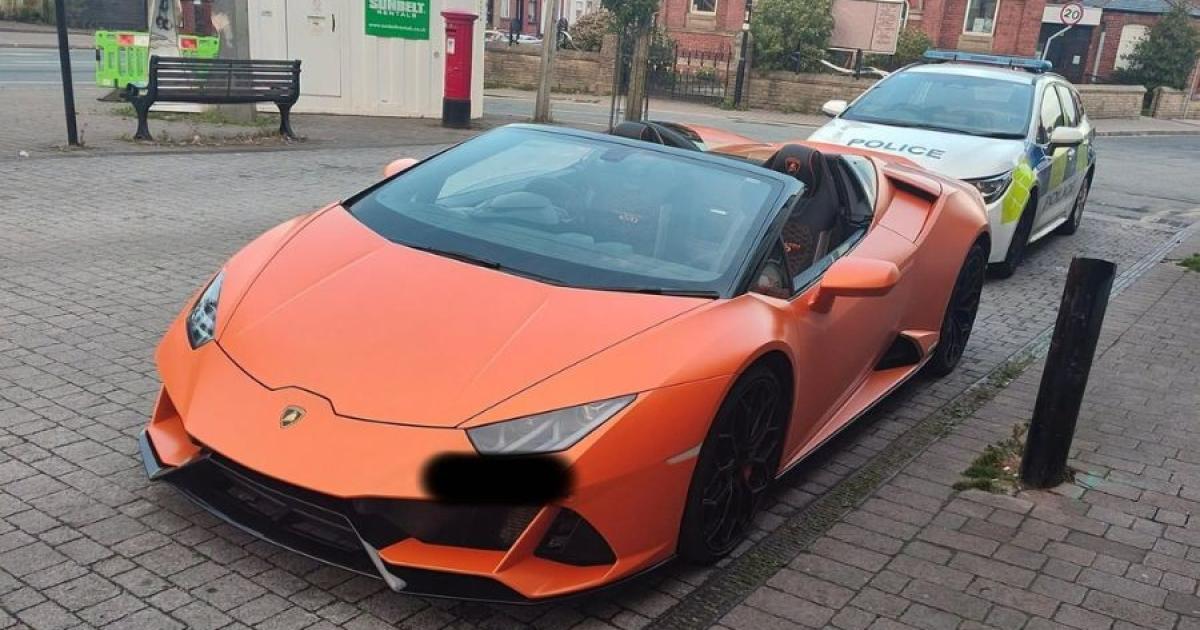 Lamborghini seized in Bolton after reports of 'racing'