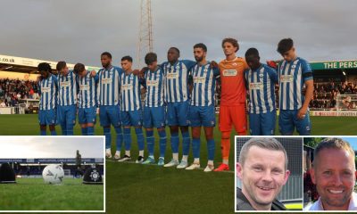 Hartlepool United observes silence for officers killed on A66