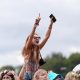 A64 closure for Leeds Festival at Bramham Park near Wetherby