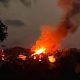 Property on fire in Great Habton following thunderstorm