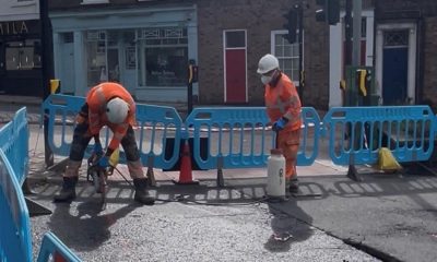 Yorkshire Water begins repair work on Fishergate in York