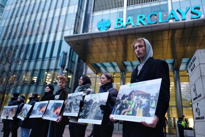 Barclays protest