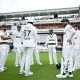 Pakistan wait to take the field at Lord's