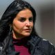 Hearts head coach Eva Olid watches from the technical area during the ScottishPower Women's Premier League match between Hearts Women and Glasgow City
