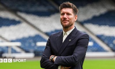 Sebastien Pocognoli poses for photographs at Hampden Park