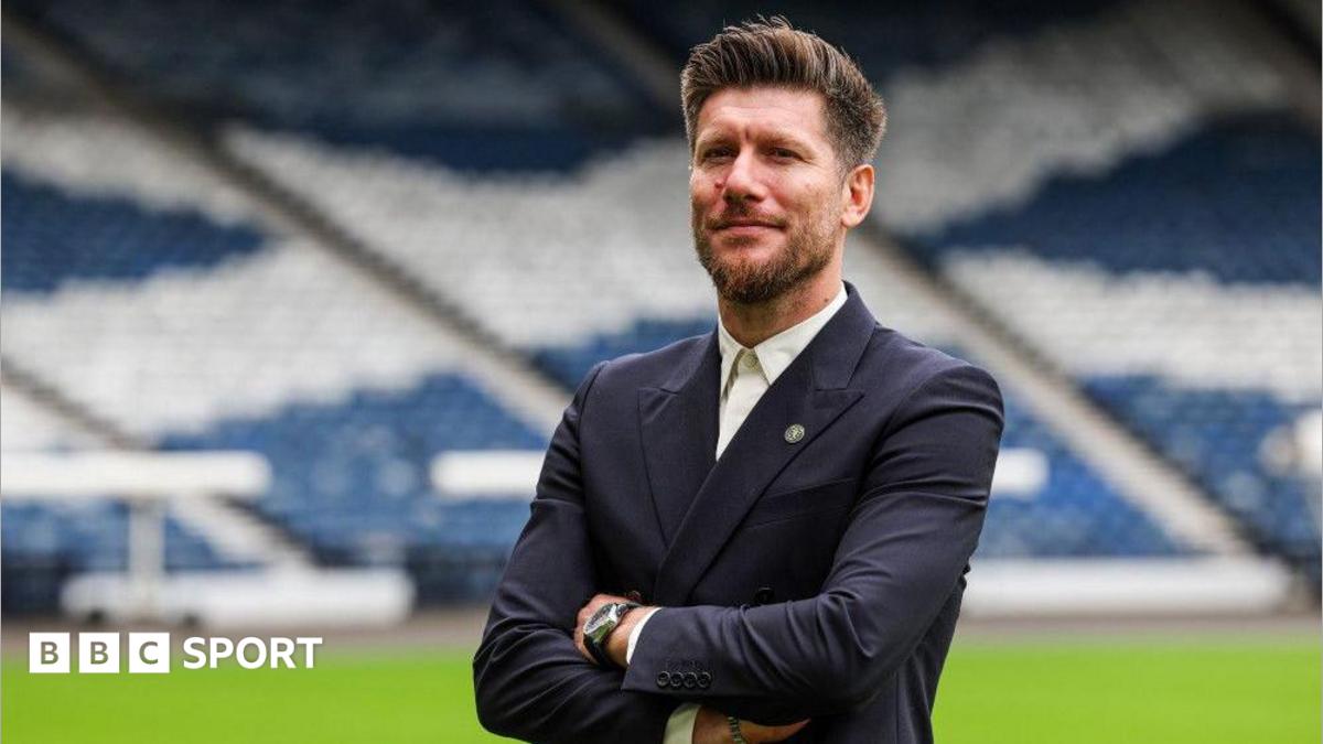 Sebastien Pocognoli poses for photographs at Hampden Park