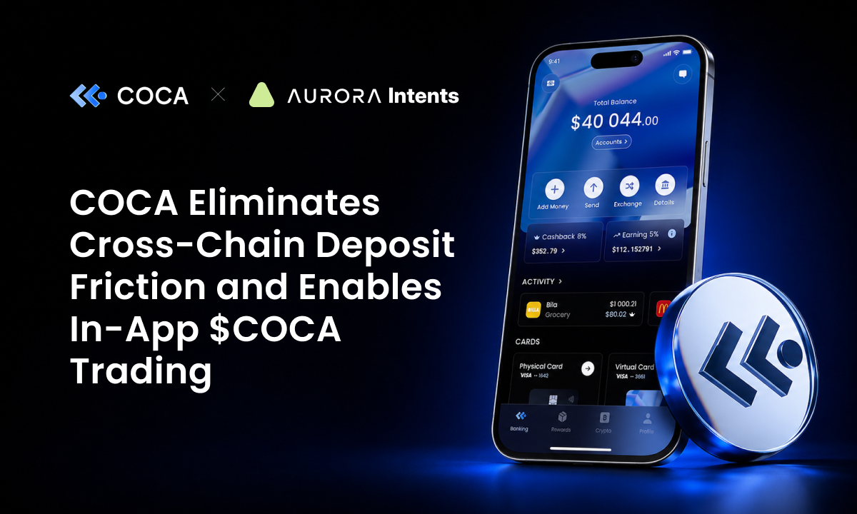 COCA Adds Cross-Chain Stablecoin Deposits Through Aurora Intents