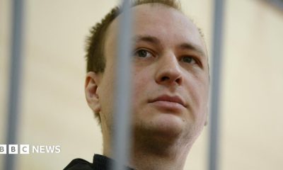Robert Gilman in a prison in Russia in April 2026