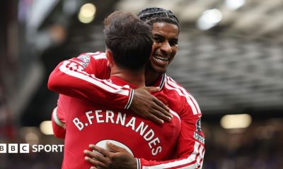 Manchester United beat Ipswich 5-1 on Sunday