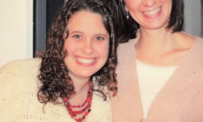 Chrissy (left) and the author celebrate a birthday at the author’s home in Winston-Salem, North Carolina, in 2010.