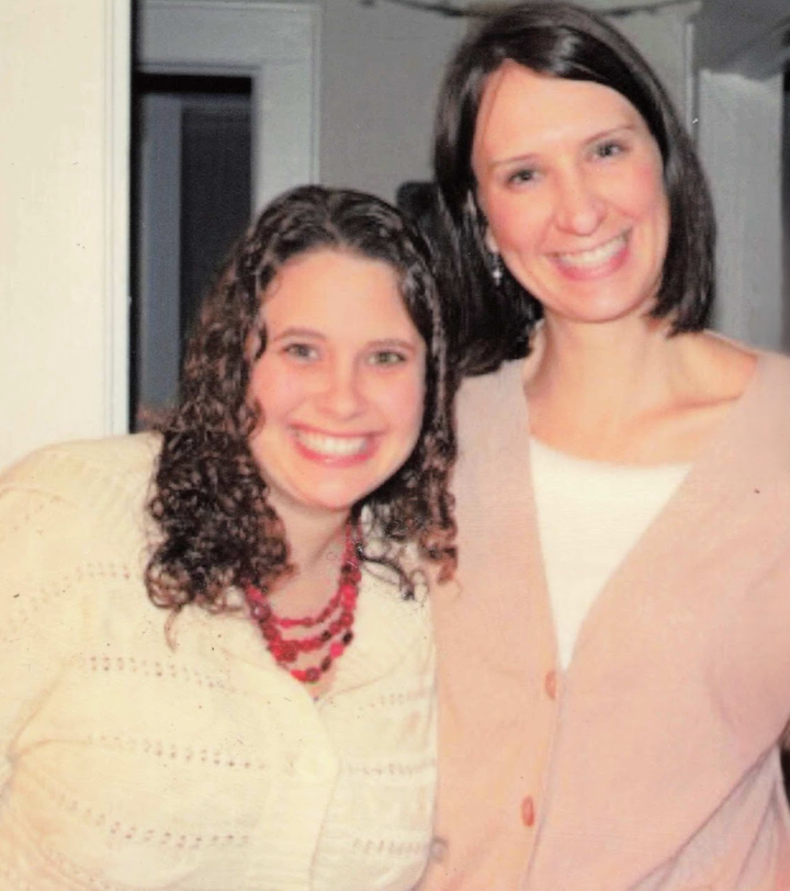 Chrissy (left) and the author celebrate a birthday at the author’s home in Winston-Salem, North Carolina, in 2010.
