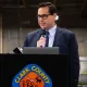 Nevada Secretary of State Cisco Aguilar speaks at the Clark County Election Department warehouse on Nov. 5, 2024, in North Las Vegas.