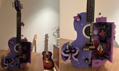 Honey’s finished Olivia Rodrigo x LEGO guitar set.