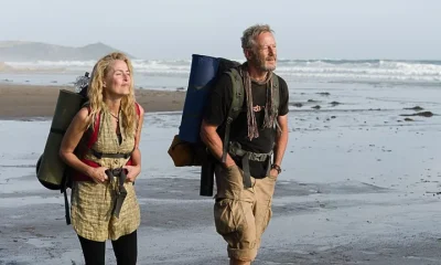 Gillian Anderson and Jason Isaacs in their film The Salt Path