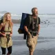 Gillian Anderson and Jason Isaacs in their film The Salt Path