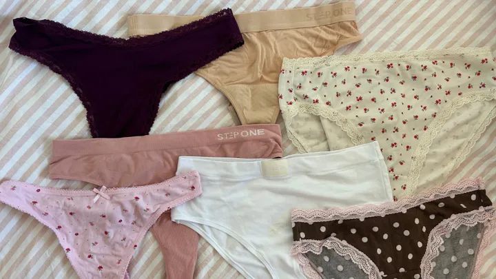 Don't have to guess the colour of my underwear (it's pink x)