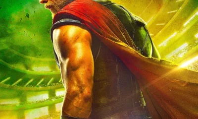 Chris Hemsworth in character as Thor