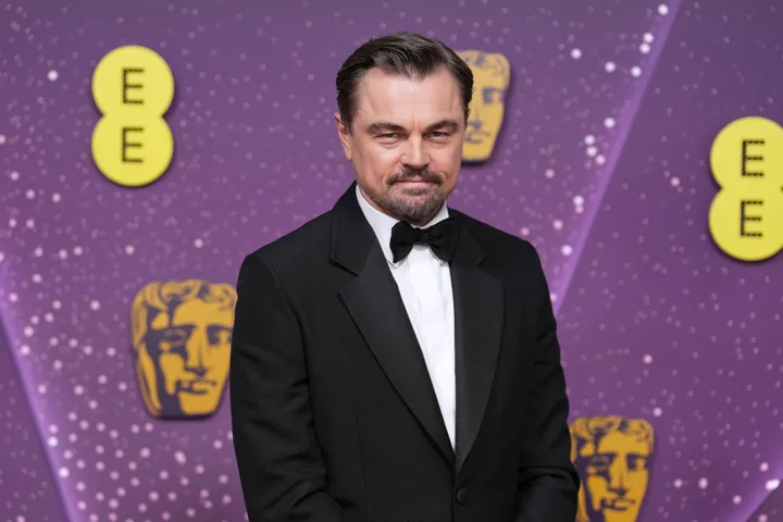 Leonardo DiCaprio at the 2026 Baftas