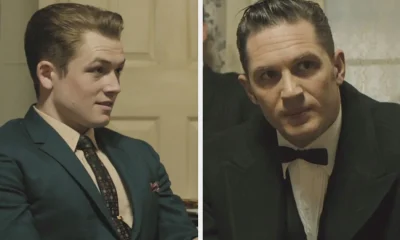 Taron Egerton And Tom Hardy Shared An Unscripted Kiss While Filming Legend