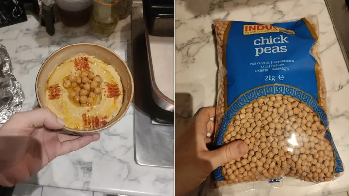 Hummus, chickpeas