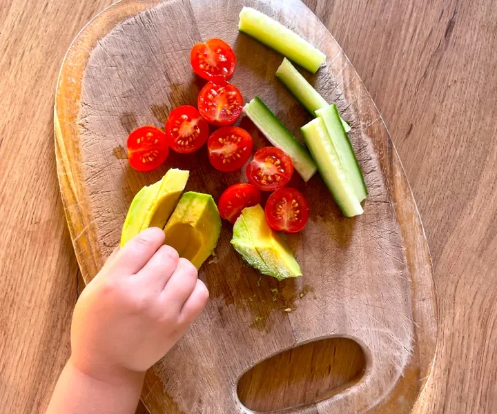 It turns out veggie boards do work if you give them time and you completely remove the pressure to eat what’s on them.
