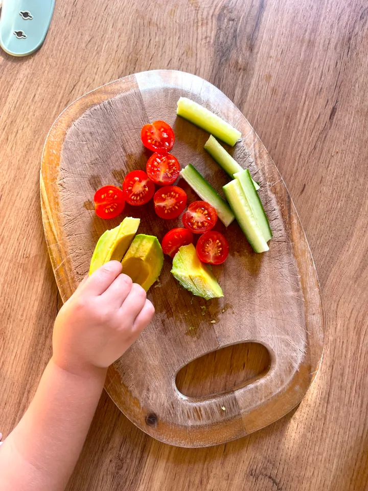 It turns out veggie boards do work if you give them time and you completely remove the pressure to eat what’s on them.
