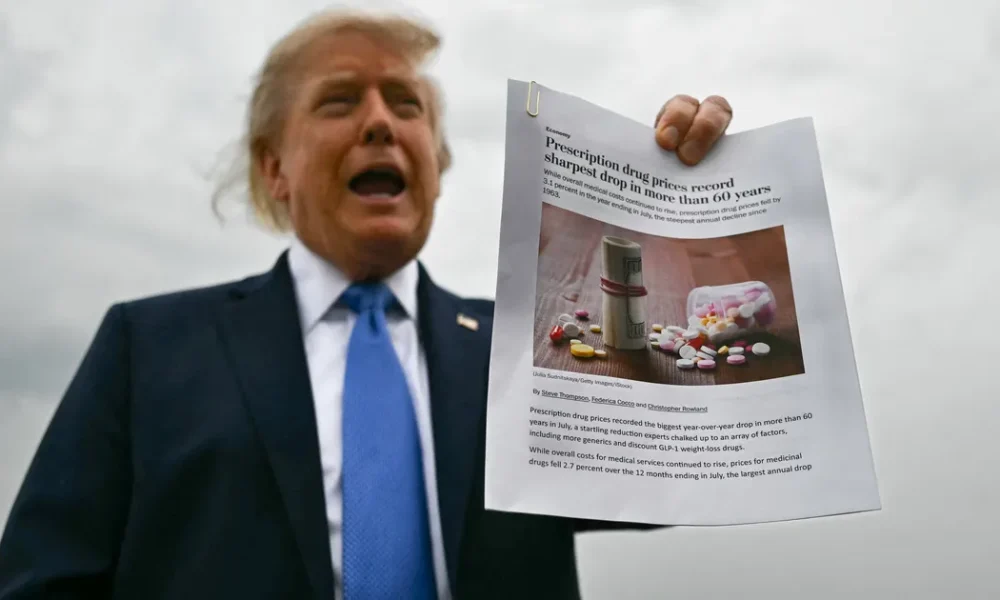 Trump Proudly Showed Off A Glowing Headline. There Was Just 1 Awkward Catch.