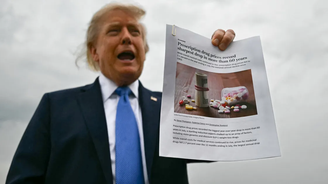 Trump Proudly Showed Off A Glowing Headline. There Was Just 1 Awkward Catch.