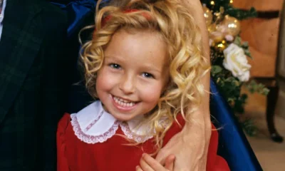 Hayden Panettiere on the set of One Life To Live in 1994