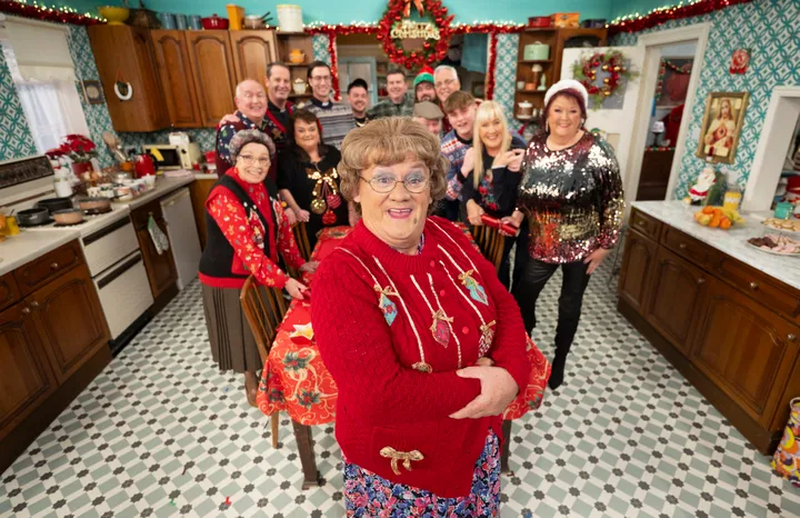 The cast of last year's Mrs Brown's Boys Christmas special
