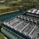 A data centre situated near to a lake.