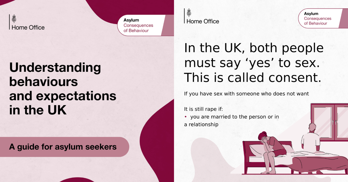 Labour Slammed For Giving Asylum Seekers Pamphlets On Consent