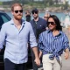 Prince Harry and Meghan Markle pictured in Australia earlier this year