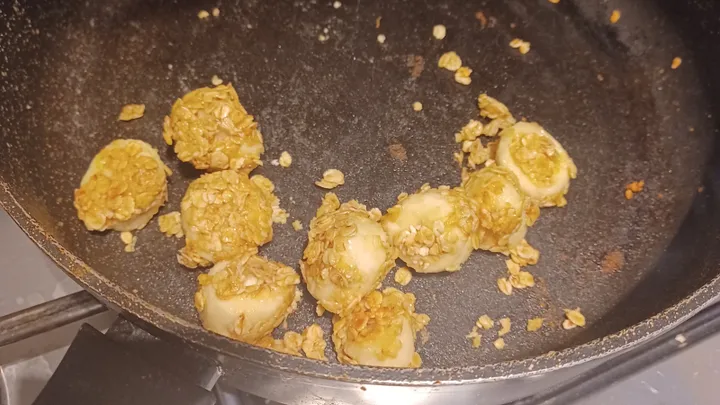 Cooking banana bites