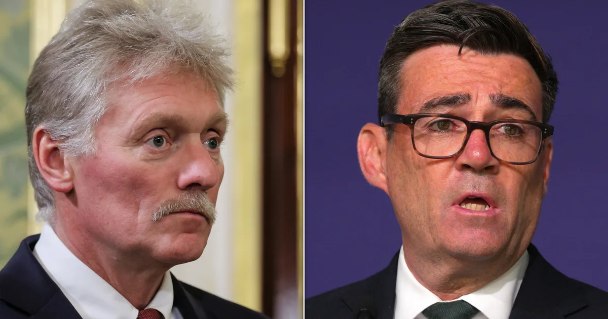 Russia Claims Burnham Is Adding 'Fuel To The Fire' Of Ukraine War