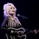 Dolly Parton on stage in 2023