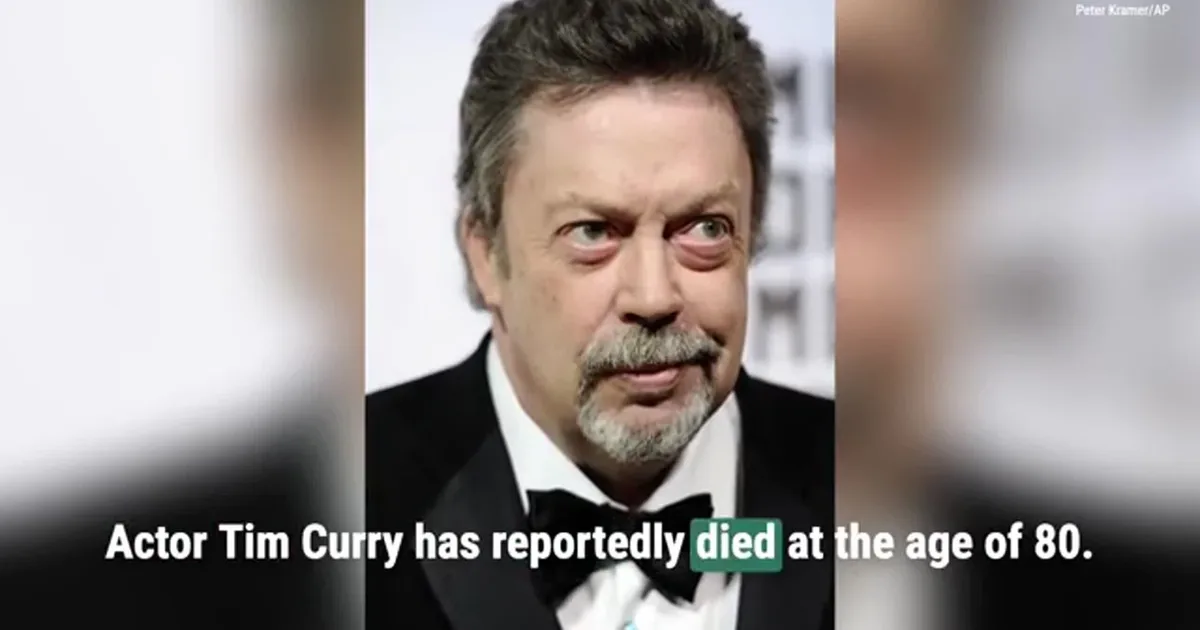 Actor Tim Curry has reportedly died at the age of 80