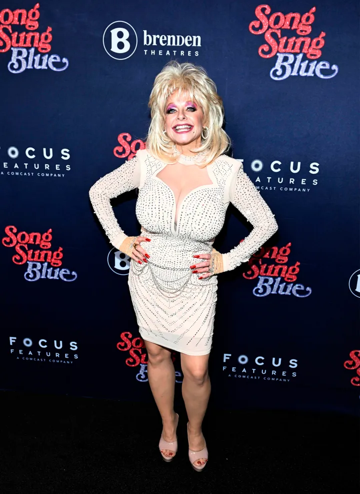 A photo of Kelly Vohnn at a screening of Song Sung Blue were mistakenly included in a CNN tribute to Dolly Parton