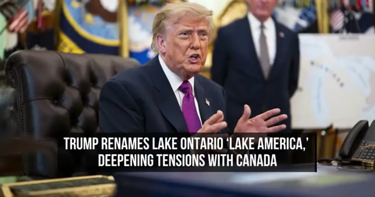 Trump Wants To Rename Lake Ontario 'Lake America'