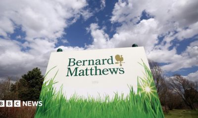 A Bernard Matthews sign