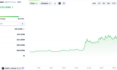 Jimothy The Raccoon (JIMOTHY) Meme Coin Price Performance