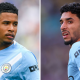 Split image showing Savinho and Omar Marmoush
