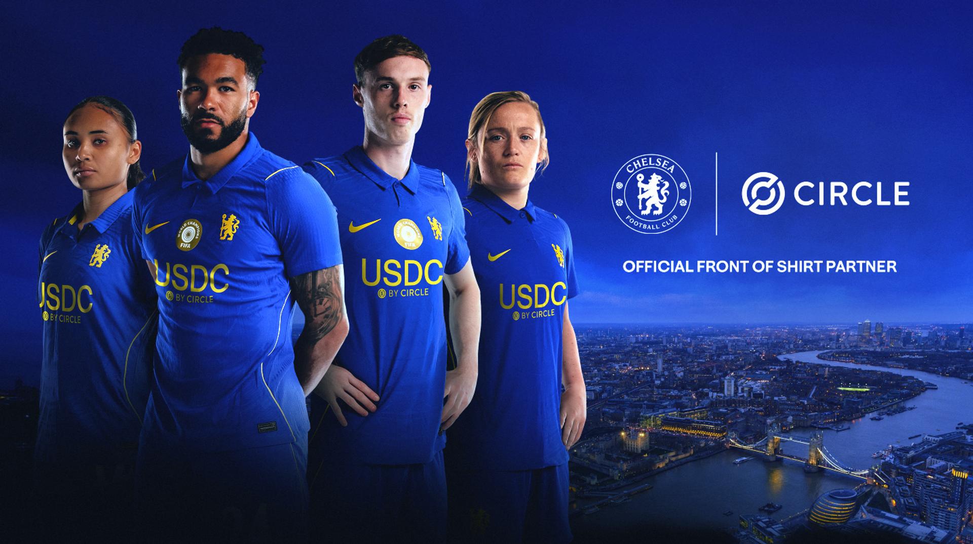 Circle's USDC takes over Chelsea's jersey in Premier League first sponsorship deal